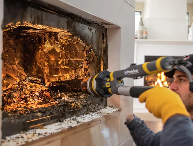 Professional chimney cleaning by Central Falls Chimney Sweep in Central Falls, RI