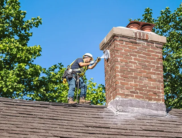 Central Falls Chimney Sweep performing an inspection with advanced tools in Central Falls, RI