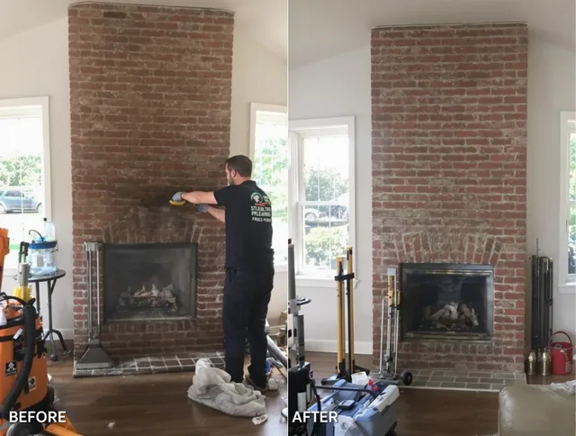 Finished chimney sweeping service by Central Falls Chimney Sweep in Central Falls, RI