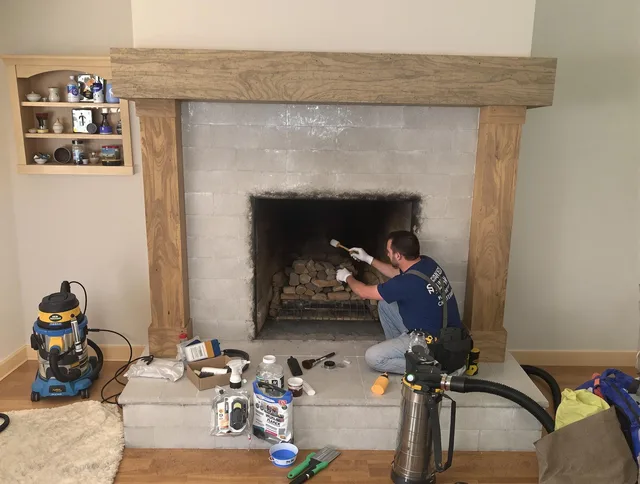 Detailed creosote removal process by Central Falls Chimney Sweep in Central Falls, RI