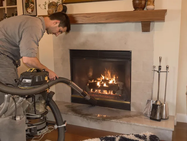 Routine fireplace upkeep by Central Falls Chimney Sweep in Central Falls, RI