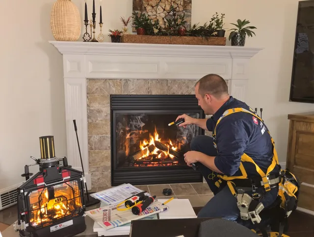 Safety-focused fireplace inspection by Central Falls Chimney Sweep in Central Falls, RI